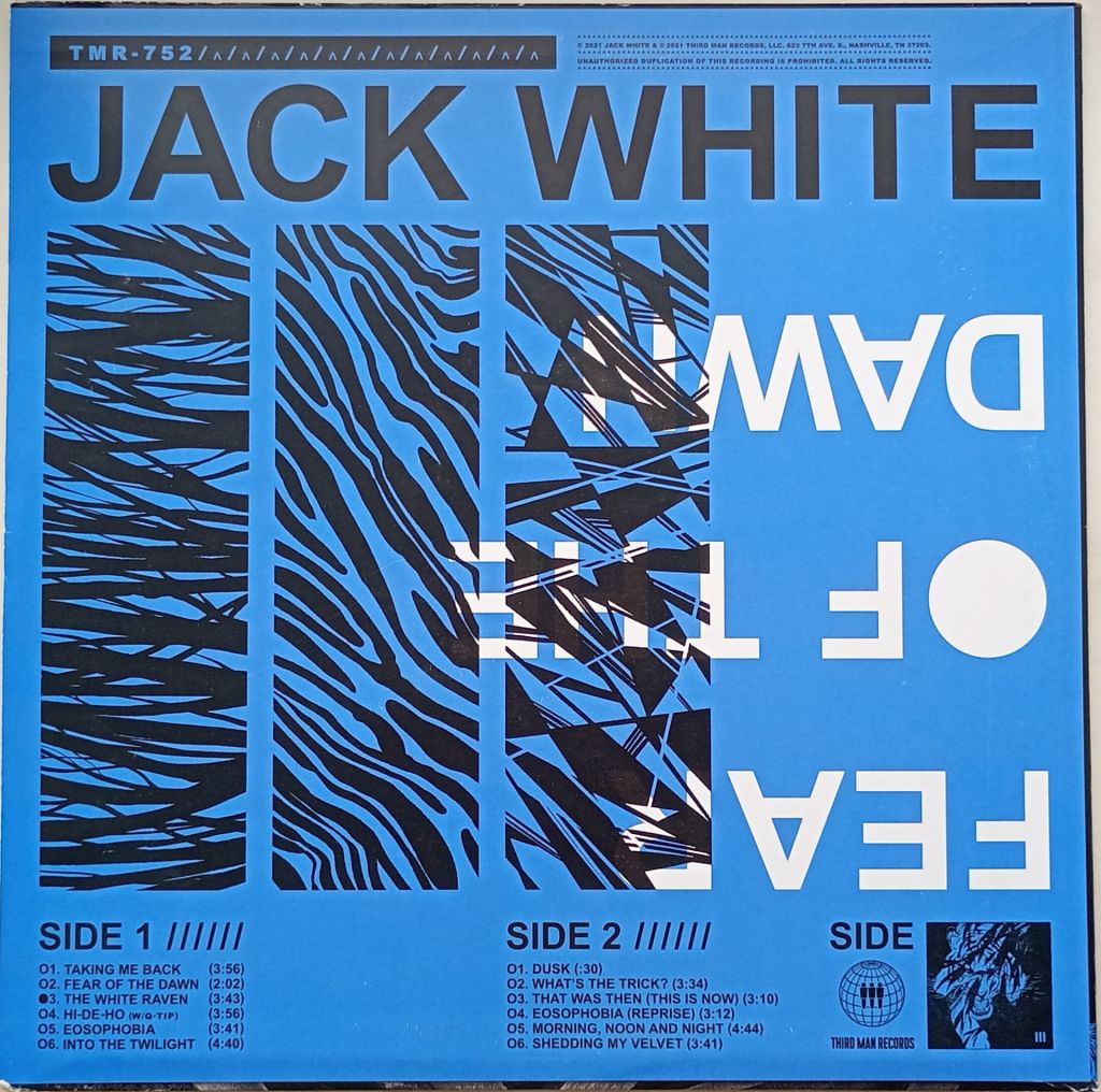 JACK WHITE Fear Of The Dawn LP Blue  (Astronomical Blue) EX+ - фото фото фото 1