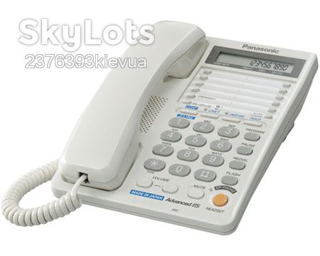 Проводной телефон Panasonic KX-TS2368RUW. 20$ - фото фото фото 0