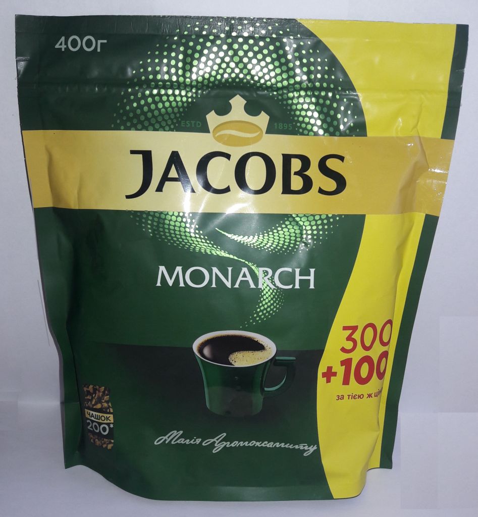 Кофе Jacobs Monarch - 400g, растворимый, лучшая цена! лот - 8шт*400г! - фото фото фото 0