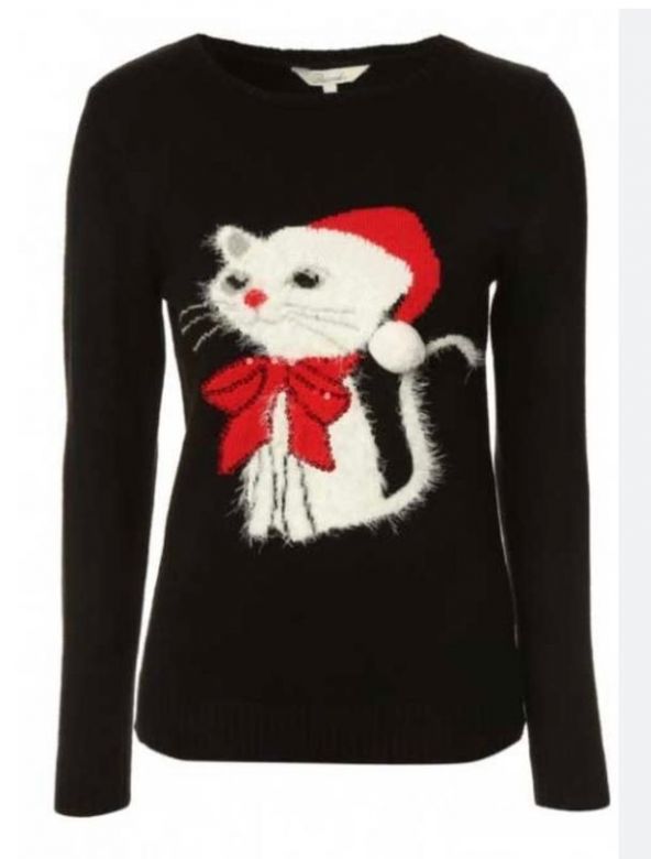 Светр жіночий із котиком  (kd №75) - фото фото фото 3