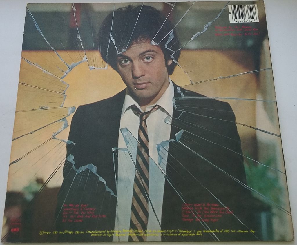 BILLY JOEL Glass Houses LP  VG/EX - фото фото фото 1