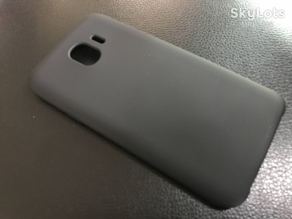 Чехол Silicone Cover для Samsung Galaxy J4  (2018) J400 black - фото фото фото 1