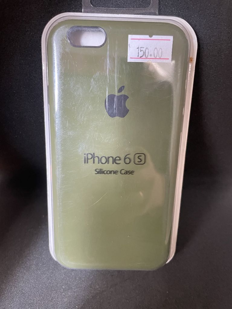 Чехол Silicone case для iPhone 6 / 6s Green  (48) - фото фото фото 0
