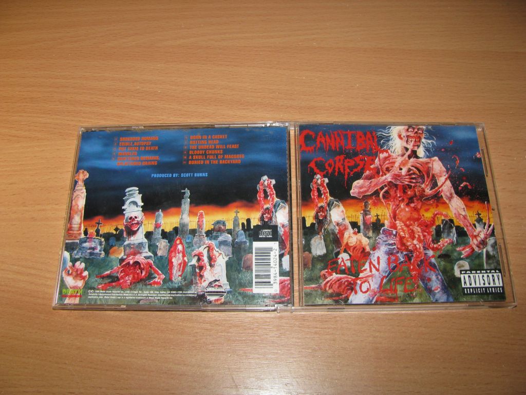 CANNIBAL CORPSE - Eaten Back To Life     (1990 Metal Blade USA) - фото фото фото 0