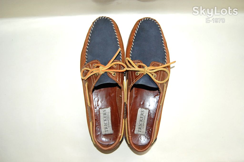 Мокасины топсайдеры TRICKERS р.45-46 original ITALY - фото фото фото 6