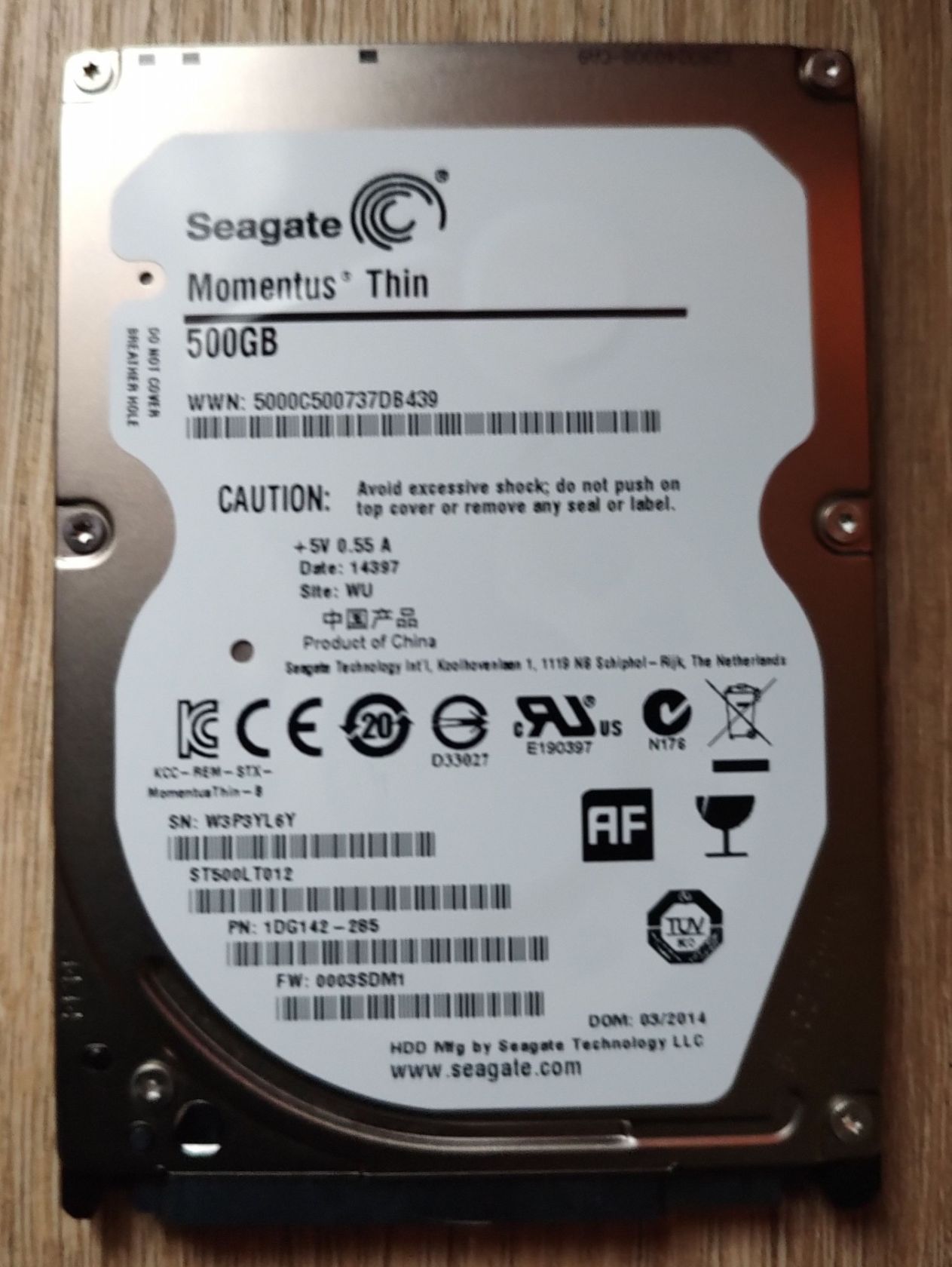 HDD Seagate ST500LT012, 500 Гб, справний - фото фото фото 0