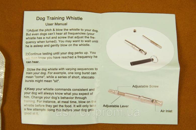 Свисток для дресирування собак Dog Trainer Whistle - фото фото фото 3