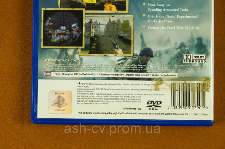 Диск Playstation 2 - Medal of Honor Frontline - фото фото фото 4