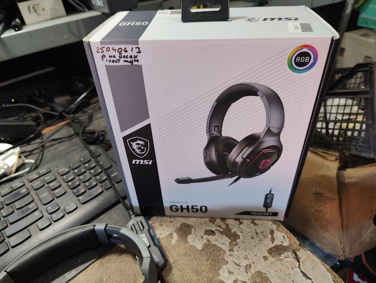 Игровые наушники MSI Immerse GH50 № 25040613 - фото фото фото 2
