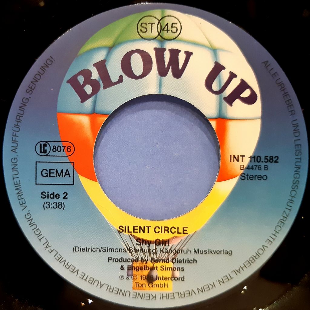Silent Circle - Stop The Rain - 1986.  (EP). 7. Vinyl. Пластинка. Germany. - фото фото фото 2