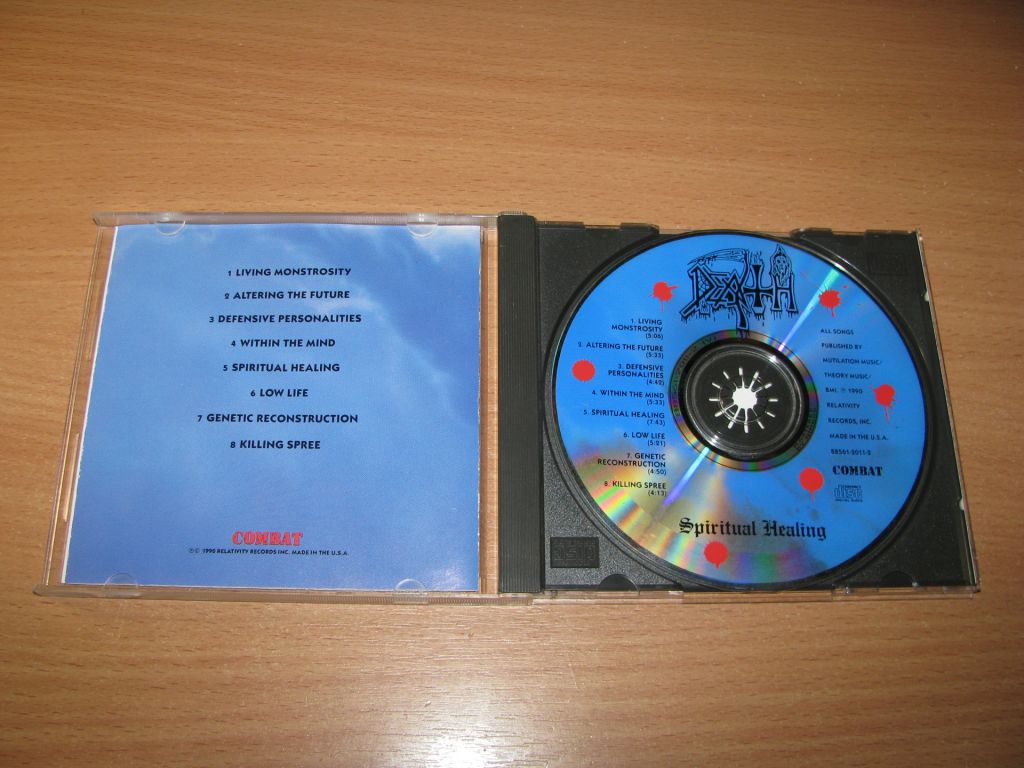 DEATH - Spiritual Healing    (1990 Combat 1st press,USA) - фото фото фото 1