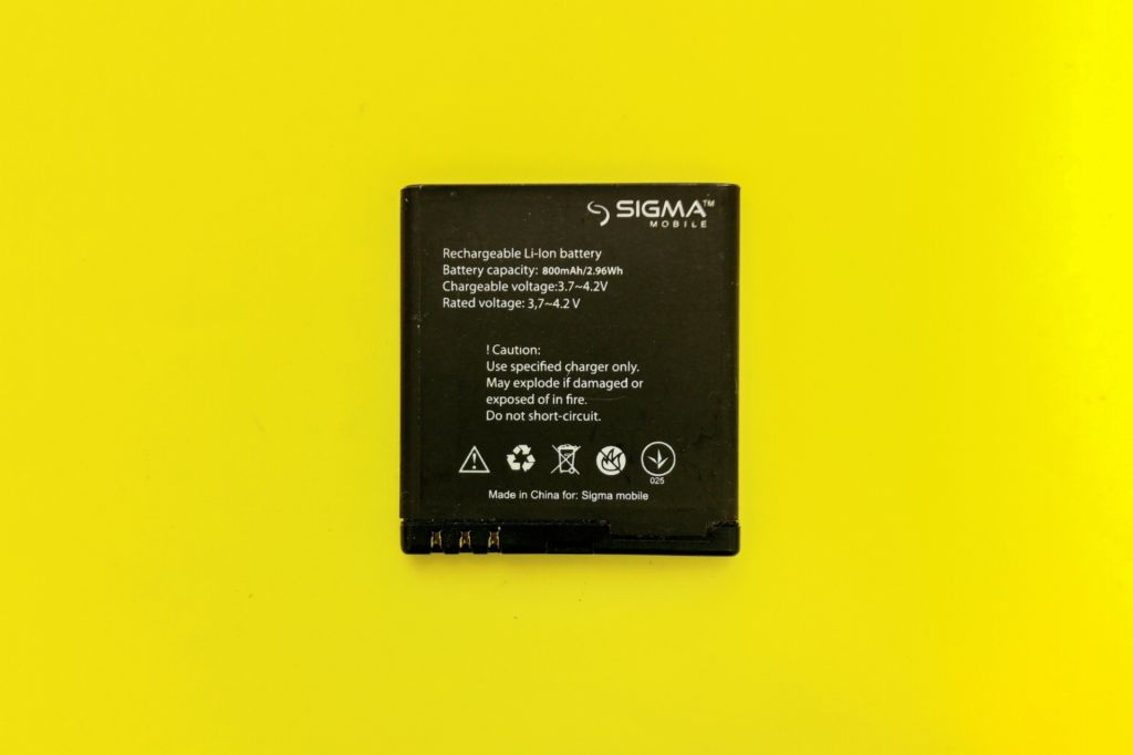 Аккумулятор акб Sigma Comfort 50 Menol | Shell  (800 mAh) - фото фото фото 1