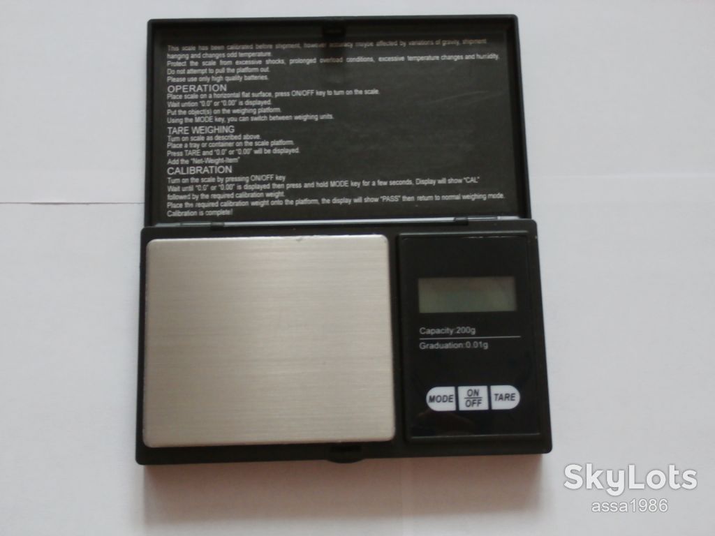 Ваги ювелірні Digital Scale Professional-Mini Портативні електронні ваги від 0.01 до 200грам - фото фото фото 3