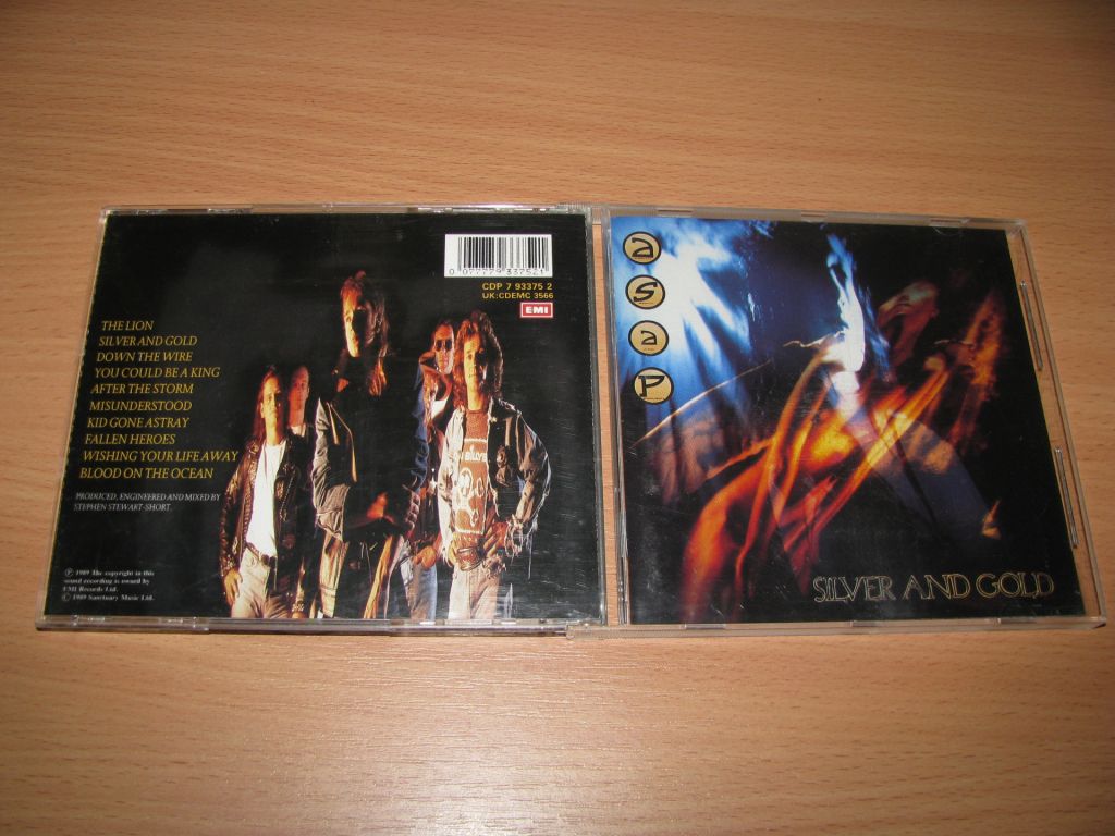 ASAP - Silver And Gold      (1989 EMI 1st press,UK) Iron Maiden - фото фото фото 0