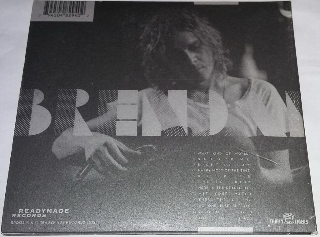 BRENDAN BENSON  What Kind Of World  CD US - фото фото фото 2