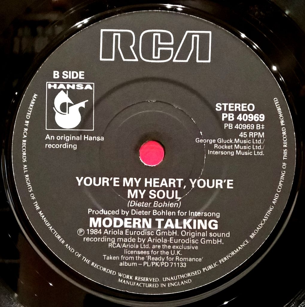 Modern Talking - Atlantis Is Calling -1986.    (EP). 7. Vinyl. Пластинка. England. - фото фото фото 3
