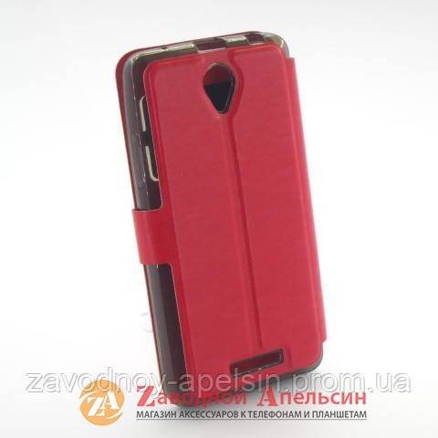 Чехол книга Lenovo A5000 Smart Case red - фото фото фото 1