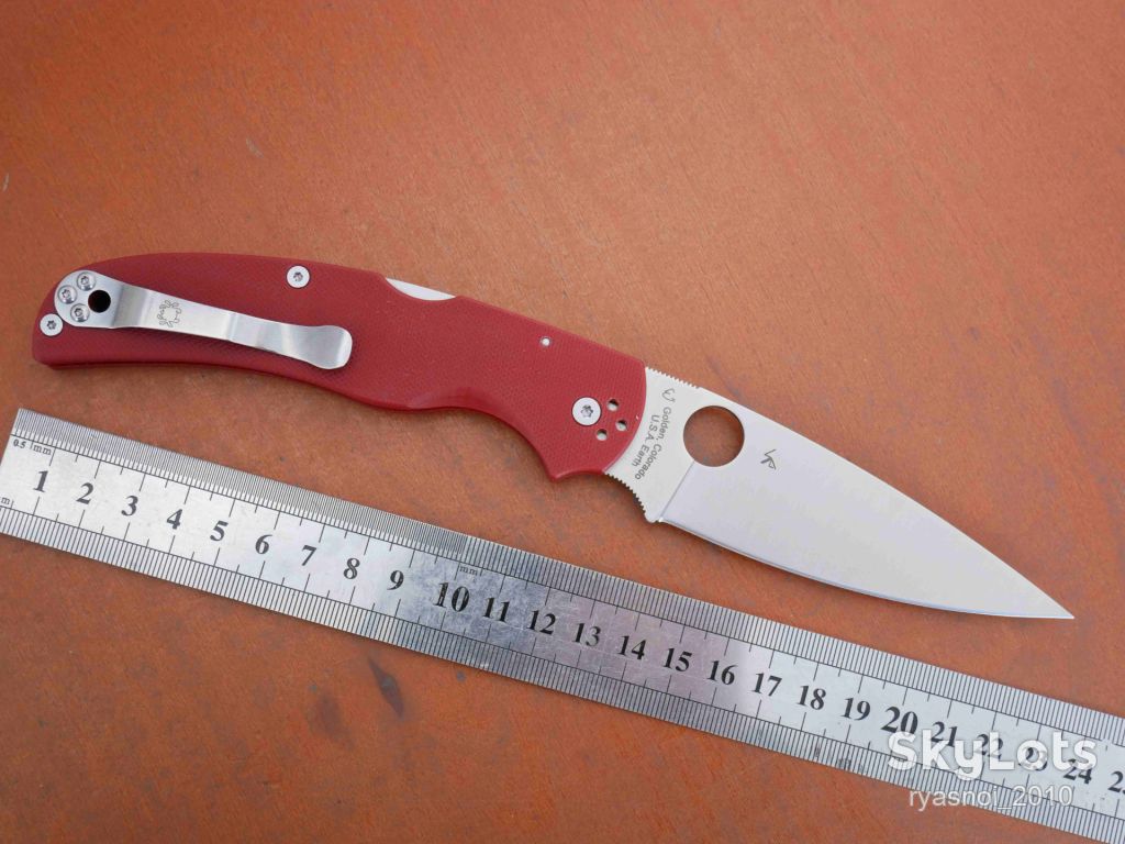 Spyder Native Chief C244, 8Cr14MoV, G10 Red, Replica, Tactical, EDC, Back Lock - фото фото фото 3