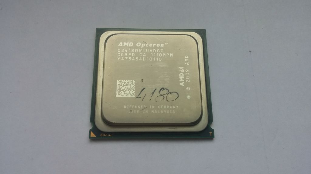 6х ядерный процессор AMD Opteron 4180 2,6-3,2GHz OS4180WLU6DGO Socket C32 95W Вжив - фото фото фото 0