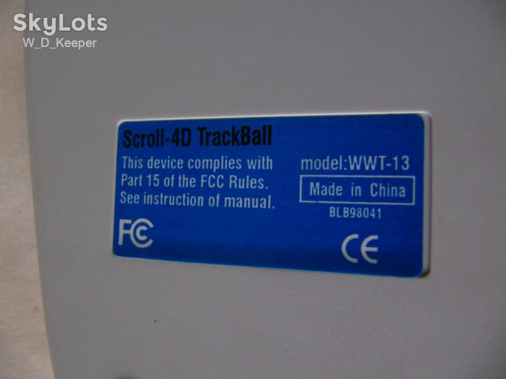 Трекбол A4Tech WWT-13 Scroll-4D Trackball ps/2 робочий 1998-2000роки - фото фото фото 2