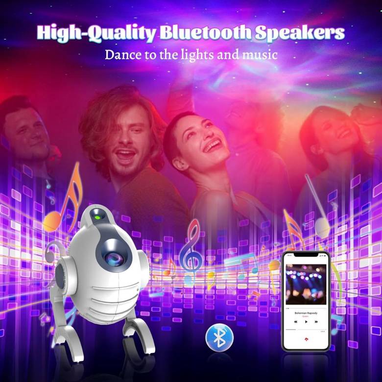 Уценка! Проектор Galaxy, робот-собака, проектор звезд, встроенный Bluetooth-динамик - фото фото фото 2