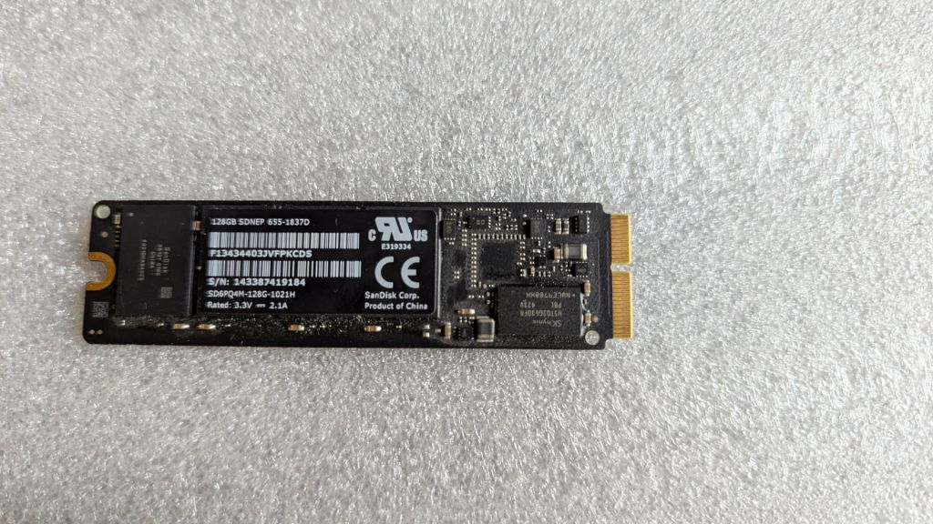 ssd sandisk 128gb sdnep 655-1837D macbook pro - фото фото фото 0