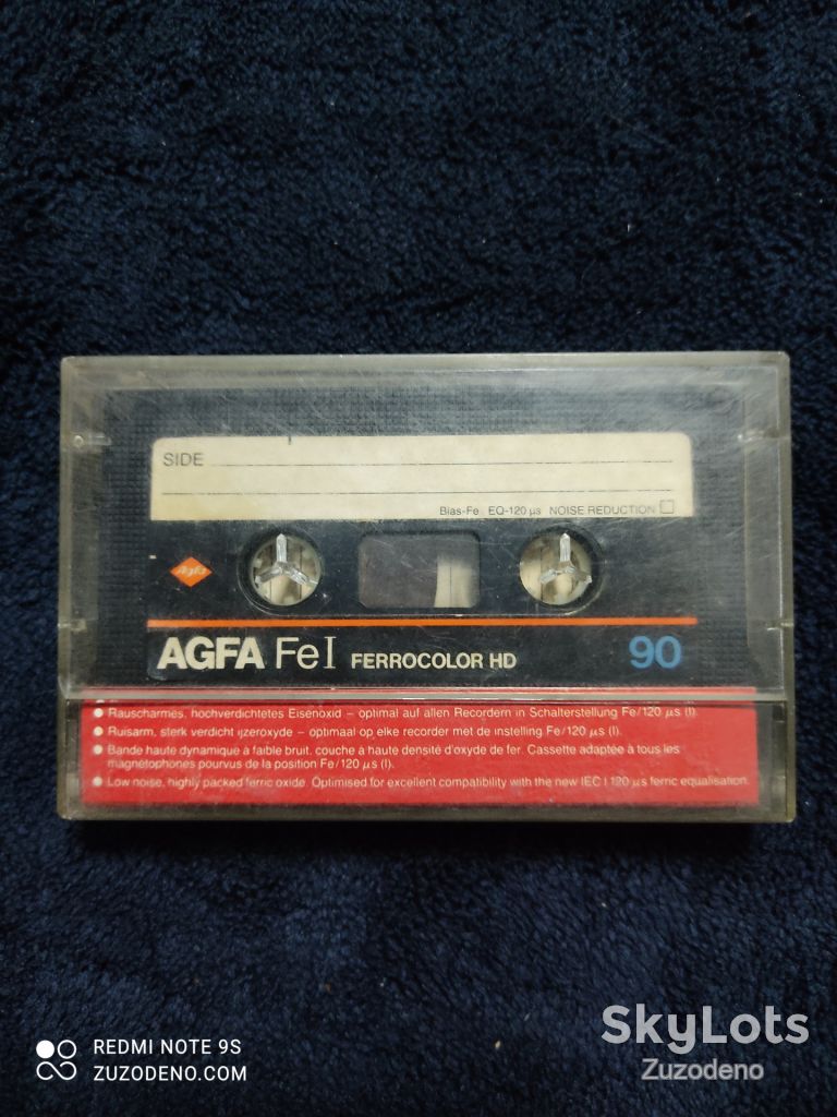 Б/У Аудио кассетa AGFA  FeI 90 - фото фото фото 0