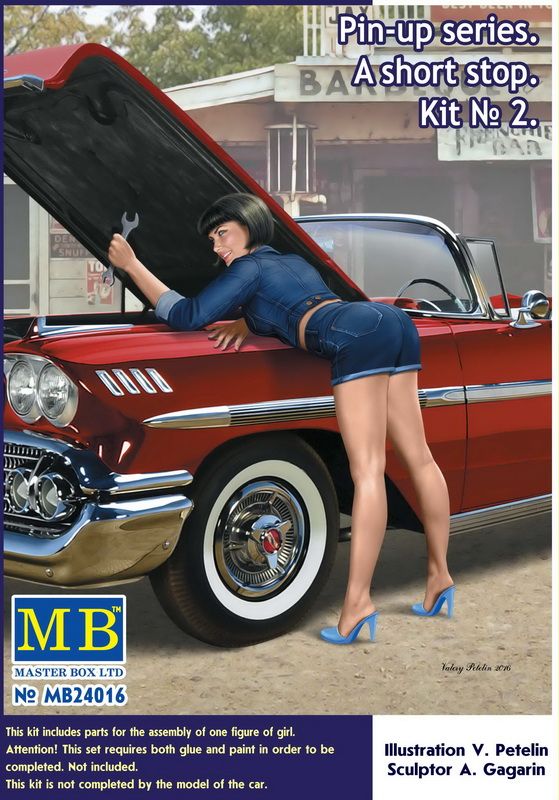 Master Box 24016 Pin-up serie Shirt stop #2  (1/24) - фото фото фото 0