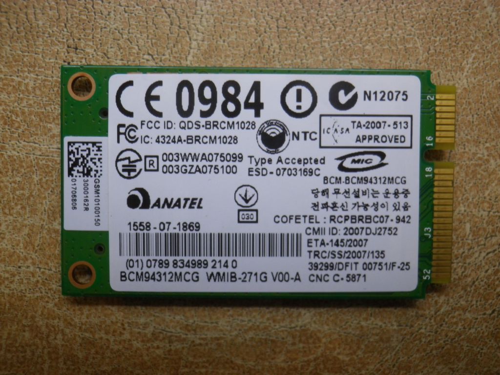 Б/У Wi-Fi карта Lenovo  g550 - фото фото фото 1