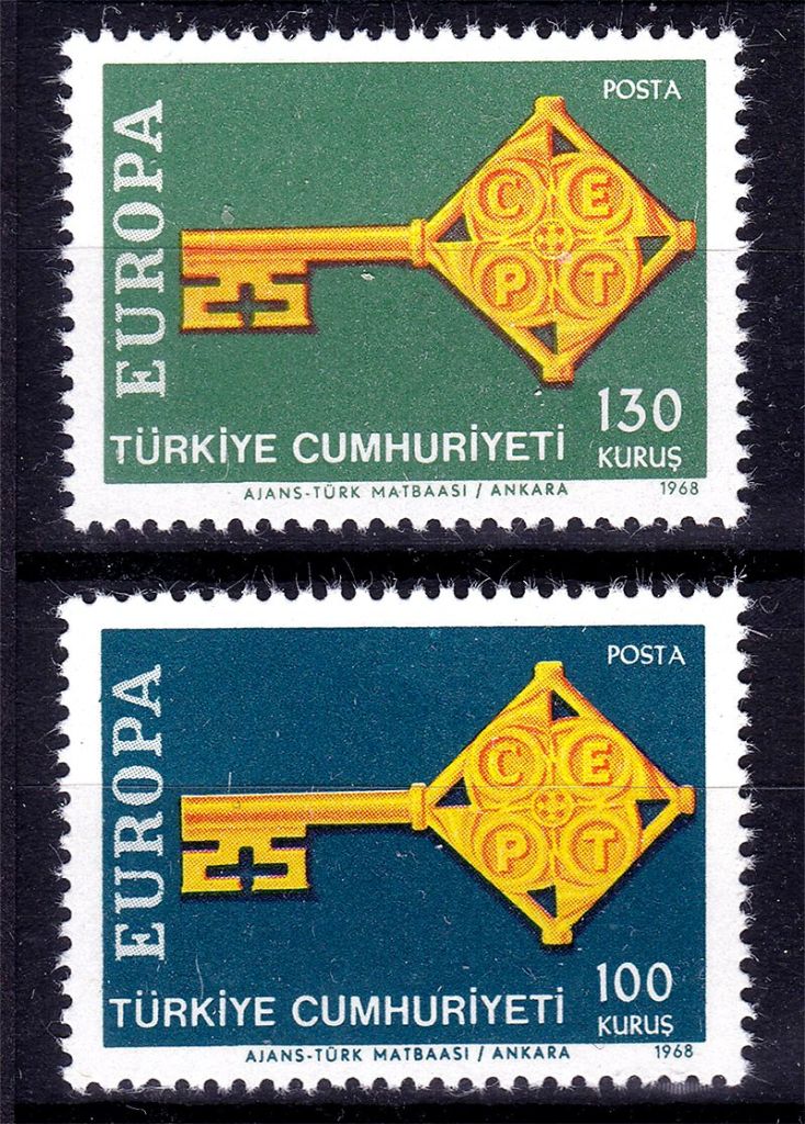 Турция 1968 г MNH - EUROPA  - CEPT - фото фото фото 0
