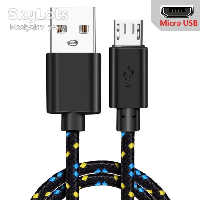 Кабель для зарядки MicroUSB 1.2м чорний - фото фото фото 0