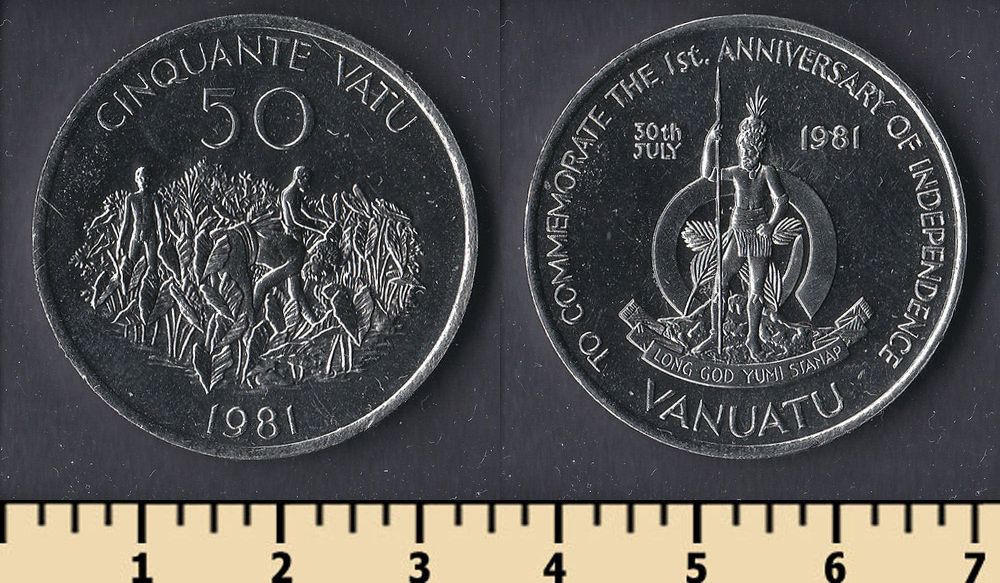 Вануату 50 вату 1981 - фото фото фото 0