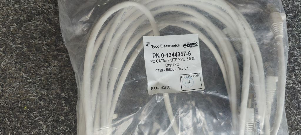 Сетевой шнур / Патч-корд Tyco Electronics AMP 0-1344357-6 Cat5e F/UTP PVC 2м № 242407106 - фото фото фото 1