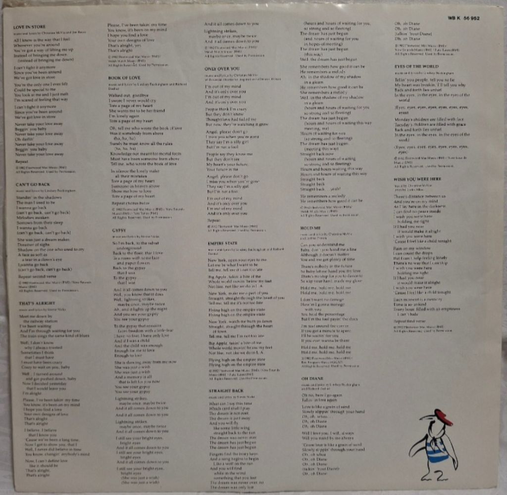Fleetwood Mac - Mirage - 1982.  (LP). 12. Vinyl. Пластинка. Germany. - фото фото фото 3