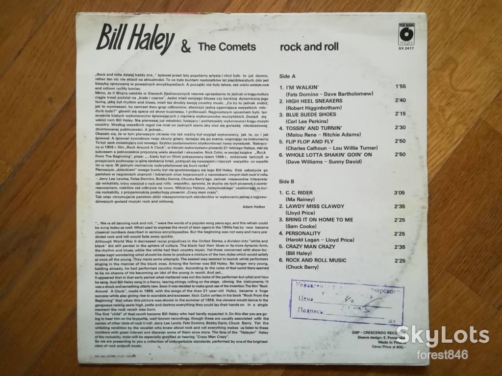 Bill Haley and the Comets-Rock and roll  (5)-M, Польща - фото фото фото 1