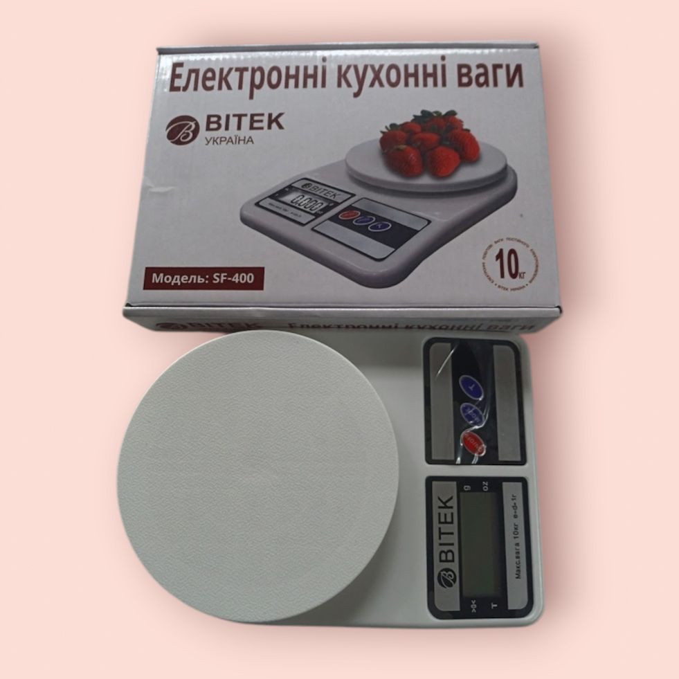 Весы Кухонные Kitchen Sf-400 Электронные на 10 кг - фото фото фото 1