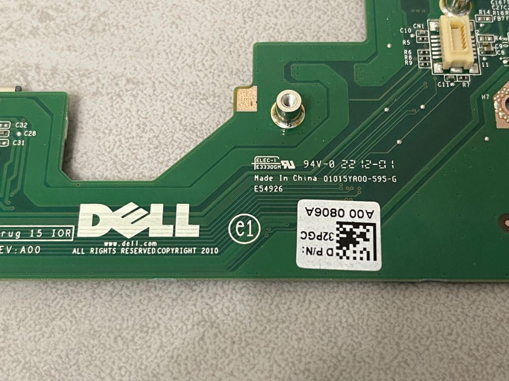 USB + LAN + VGA плата до Dell latitude E5520 / # 01015YA00-595-G - фото фото фото 2