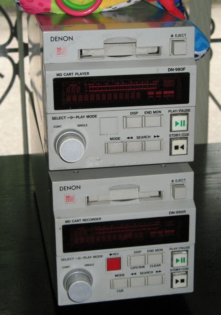 Студийные магнитофоны DENON DN-990R/DN-980F  Рекордеры MD  Mагнито Оптика - фото фото фото 3