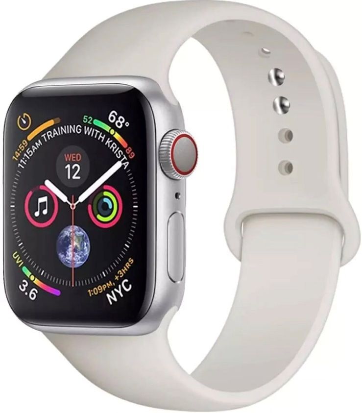 Силиконовый браслет для Apple Watch 38mm / 40mm #10 - фото фото фото 0