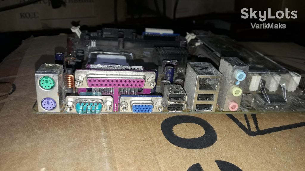 Мат. плата ASUS P5S800-VM LGA775 SiS661FX AGP+SVGA+LAN USB2.0 SATA RAID MicroATX 2DDR - фото фото фото 1