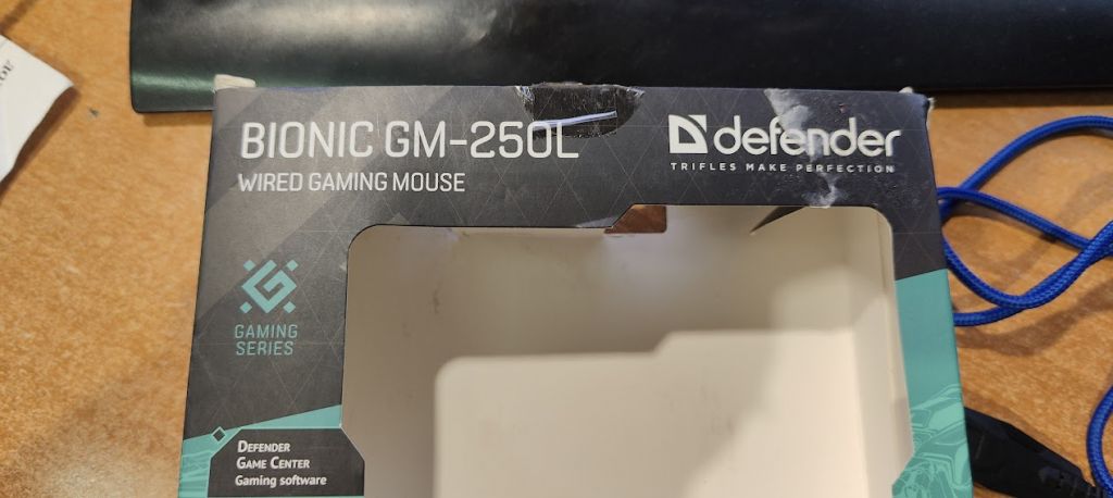 Игровая оптическая мышь Defender Bionic GM-250L USB № 23290307/3 - фото фото фото 2