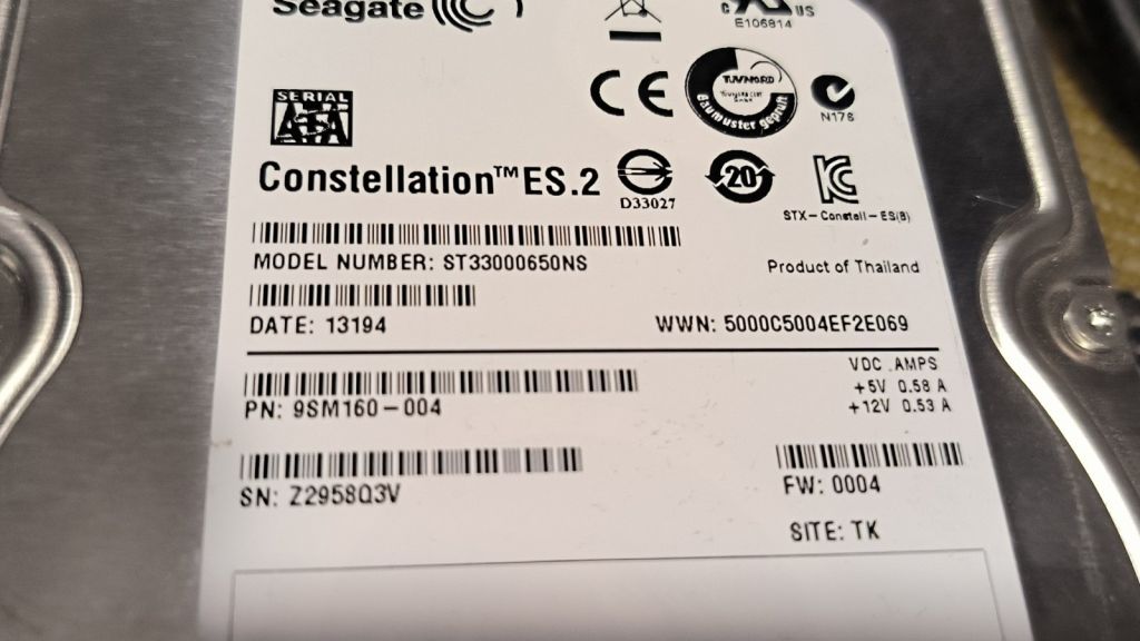 Жорсткий диск Seagate Constellation ES.2 ST33000650NS 3TB №14 - фото фото фото 3