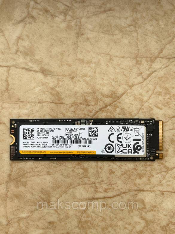 SSD Samsung PM9A1 (980 pro) 512Gb m.2 2280 NVMe PCIe Gen4 x4 - фото фото фото 2