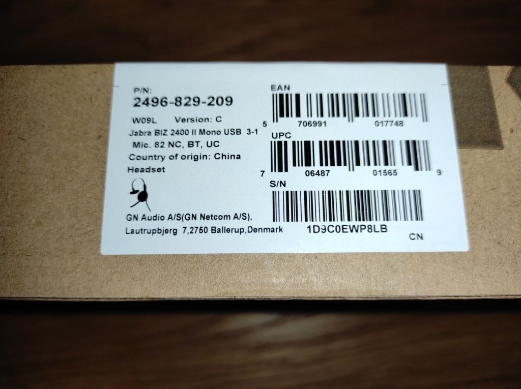 Професійна гарнітура для кол центрів Jabra Biz 2400 II Mono USB 3-1 BT - фото фото фото 5