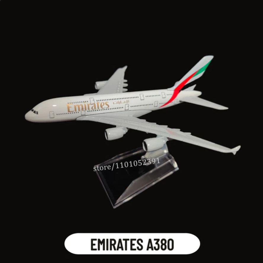 Металева копія літака Emirates Airlines - фото фото фото 6