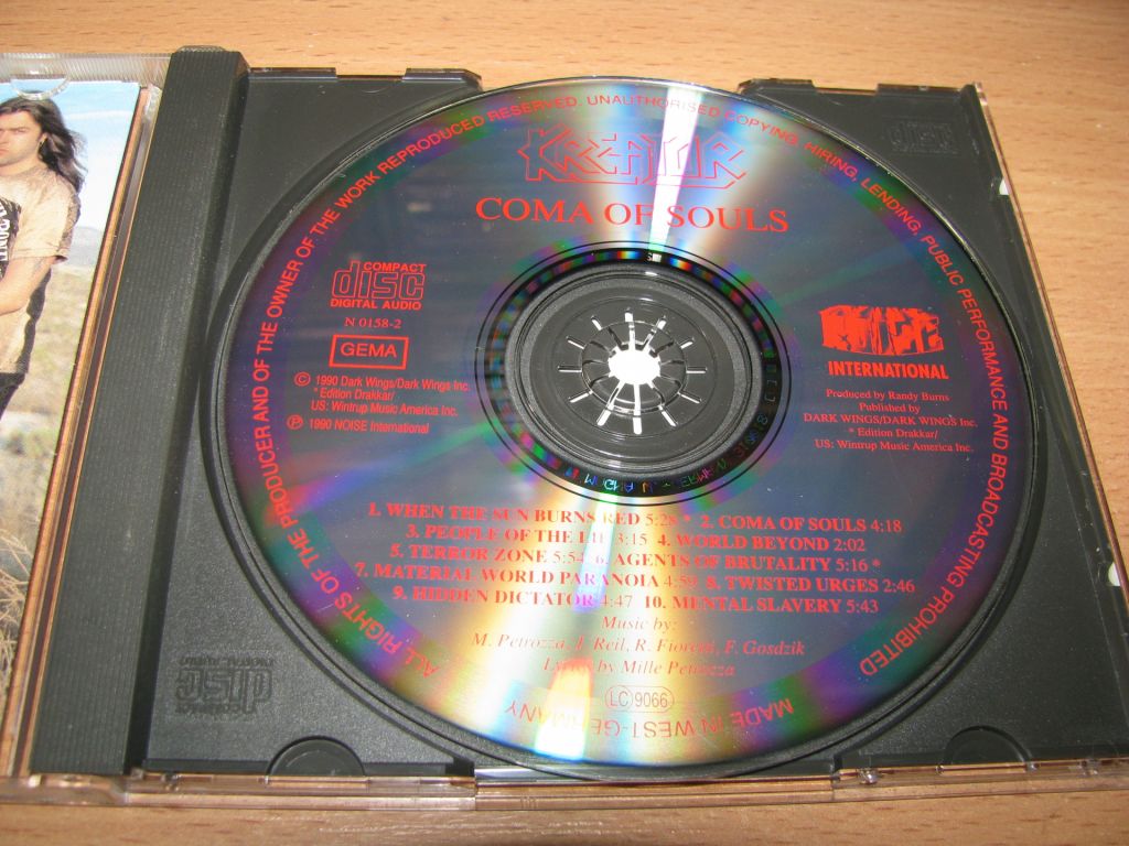 KREATOR - Coma Of Souls   (1990 Noise 1st press,W.Germany) - фото фото фото 2