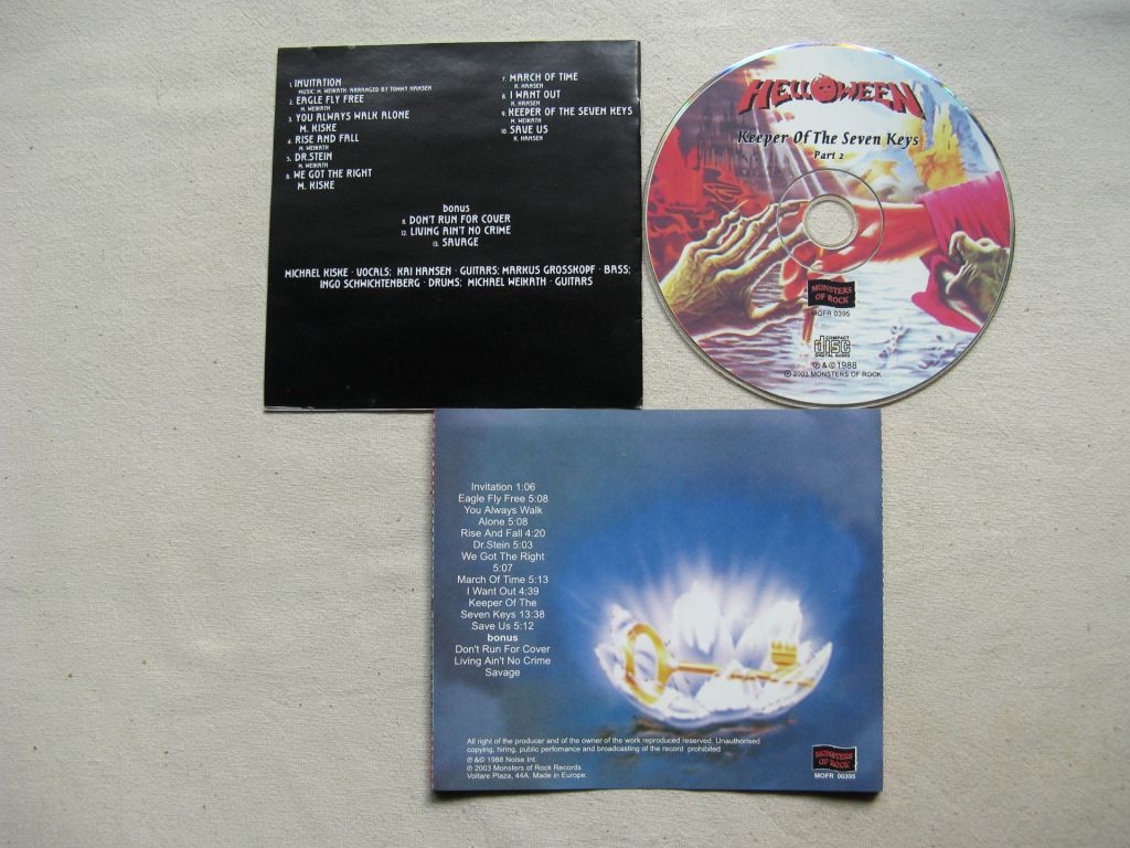 CD Helloween.  Keeper of the Seven Keys. Part 2. 1988. - фото фото фото 2