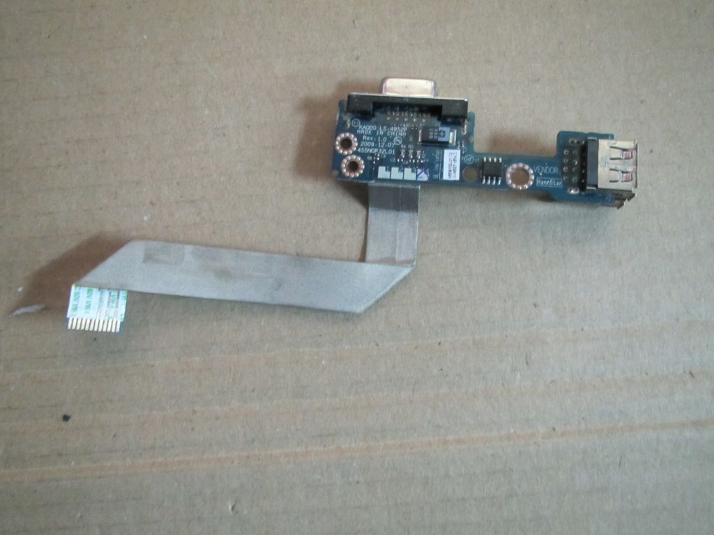 Плата USB+VGA ноутбука HP EliteBook 8540P  (LS-4952P) - фото фото фото 1