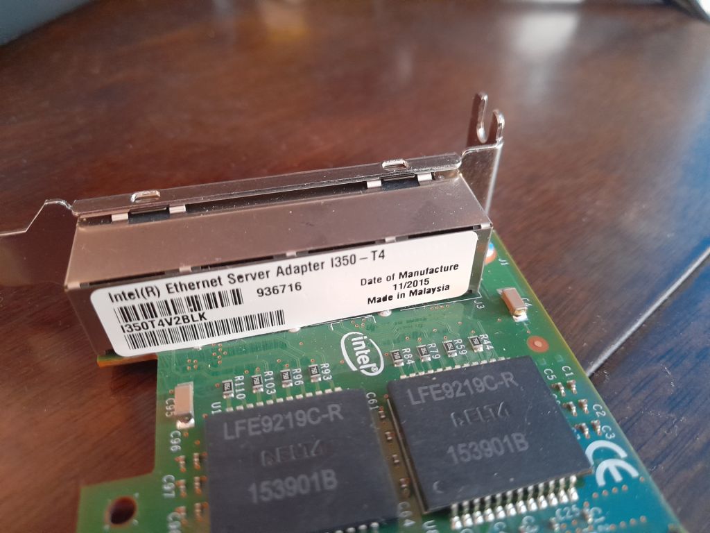 Мережевий Ethernet Adapter Intel I350-T4 PCIe 4x1Gb/s - фото фото фото 1