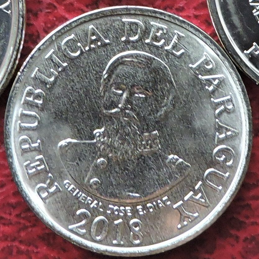 Парагвай 100 гуараней 2018 UNC - фото фото фото 1